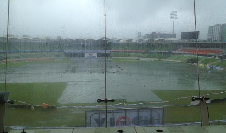 Mirpur Test: Rain completes hat-trick of washouts